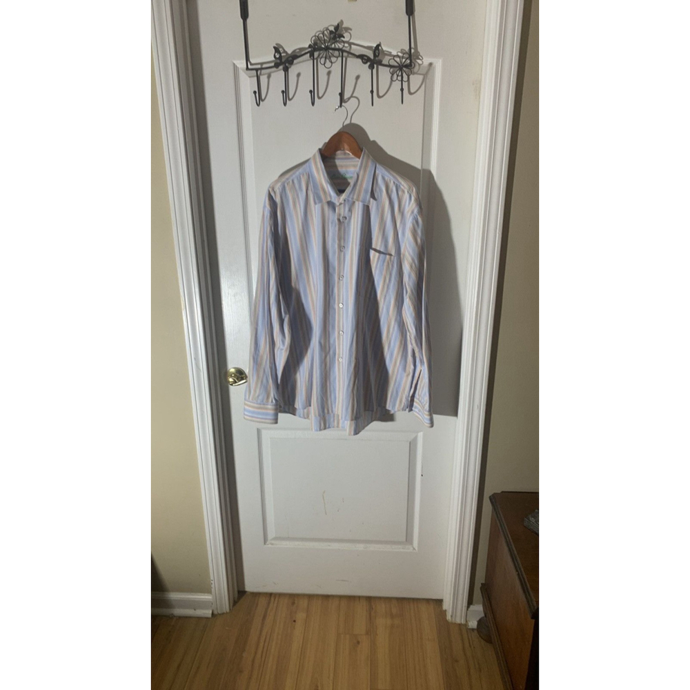 ALAN FLUSSER XXL RAINBOW STRIPED SHIRT: NICE
